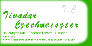 tivadar czechmeiszter business card